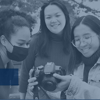 FYAC - students looking at a camera